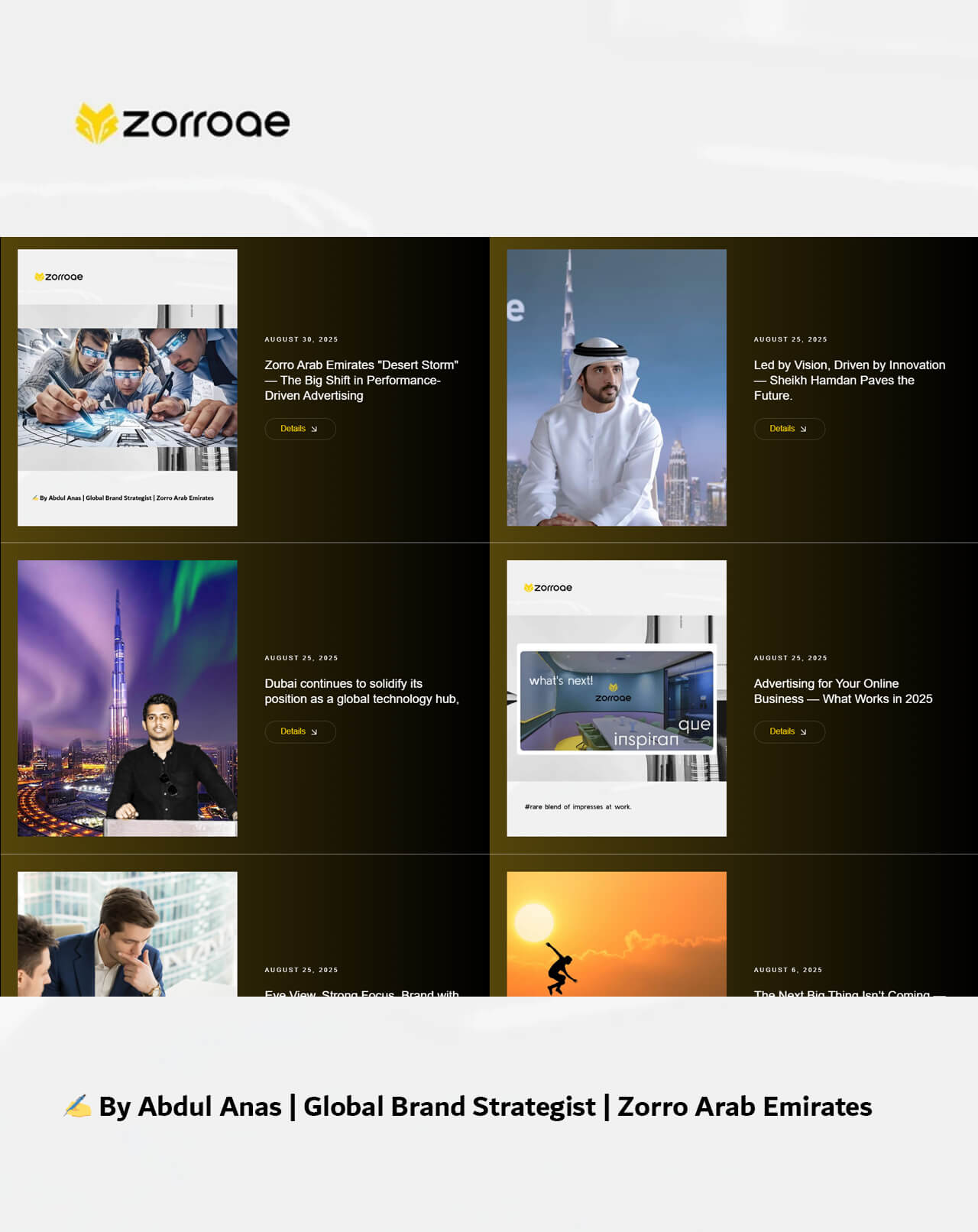 Zorro Ad Agency innovation leadership visual showing strategic connectivity and digital infrastructure