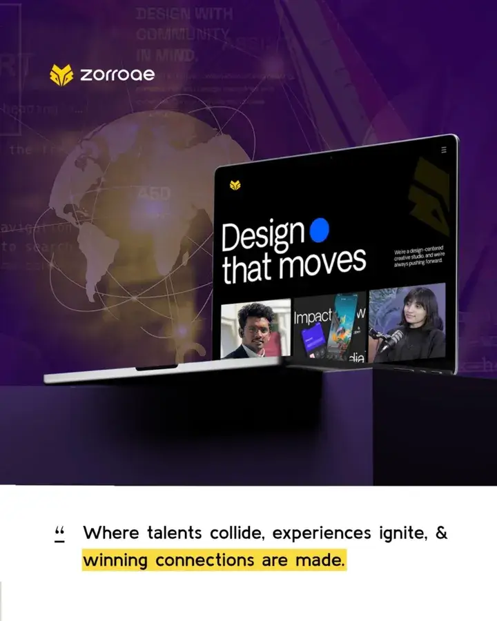 Digital advertising ad creative with laptop and analytics — 2025 marketing strategy concept