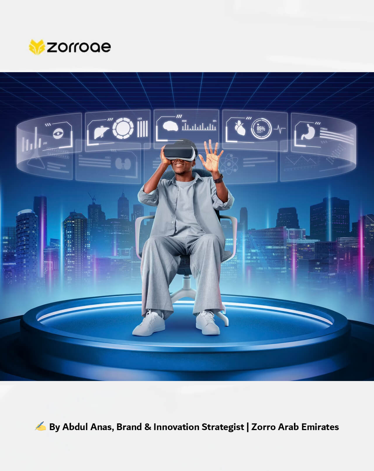 Zorro Ad Agency design schematic showcasing smart innovation workflows