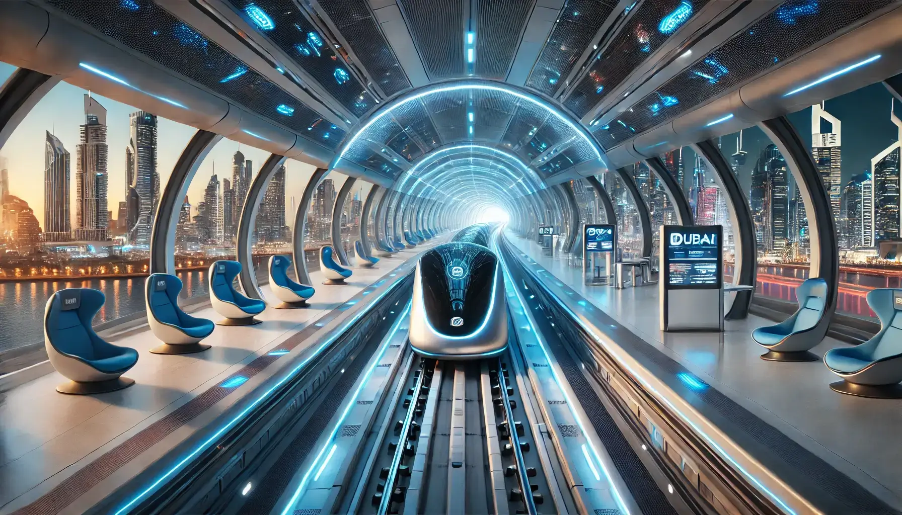 Dubai Loop Project Diagram — Future Smart Transport in UAE