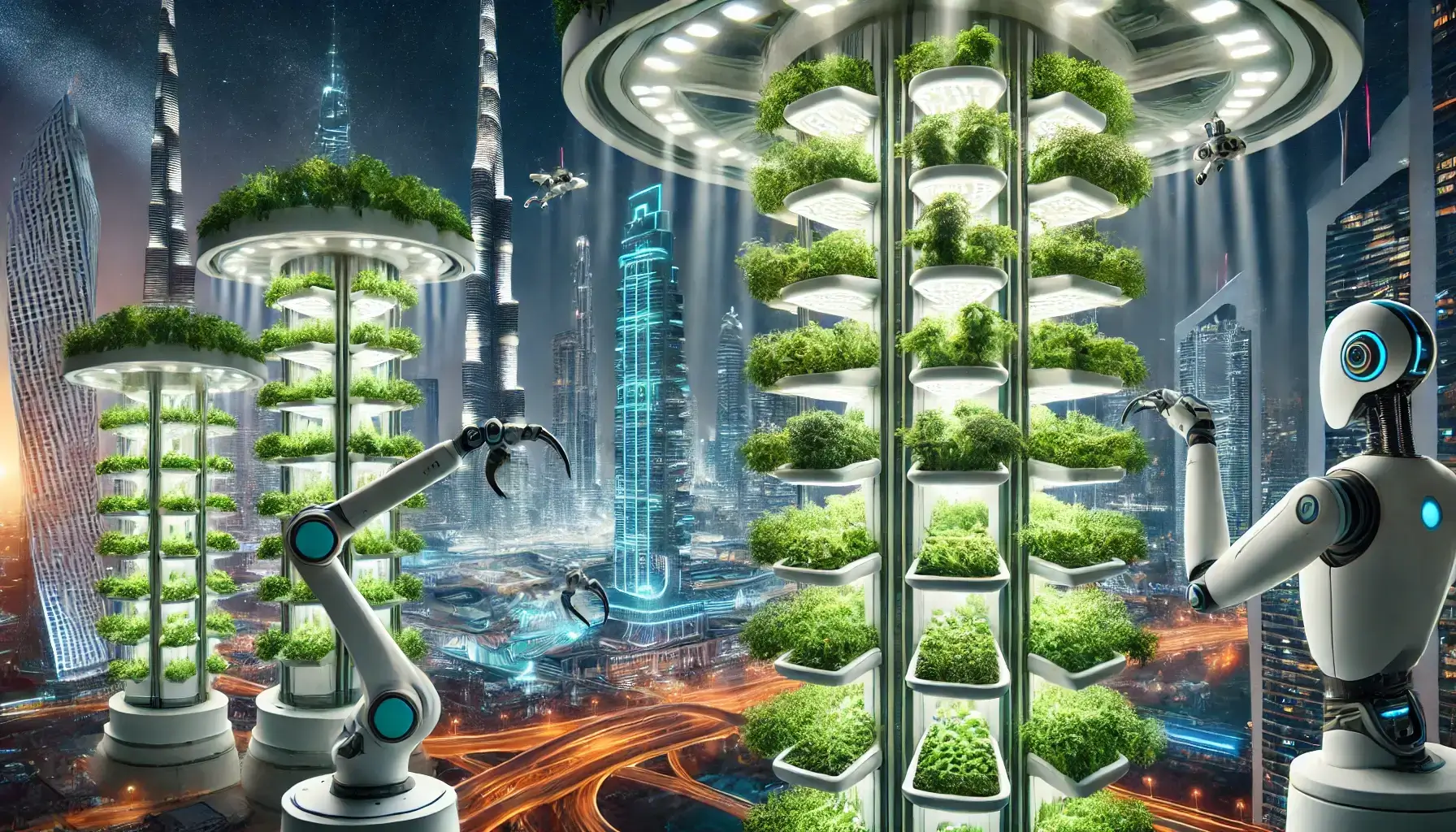 Vertical Farming Tower in UAE — ReFarm and IGS Food Tech Partnership Image