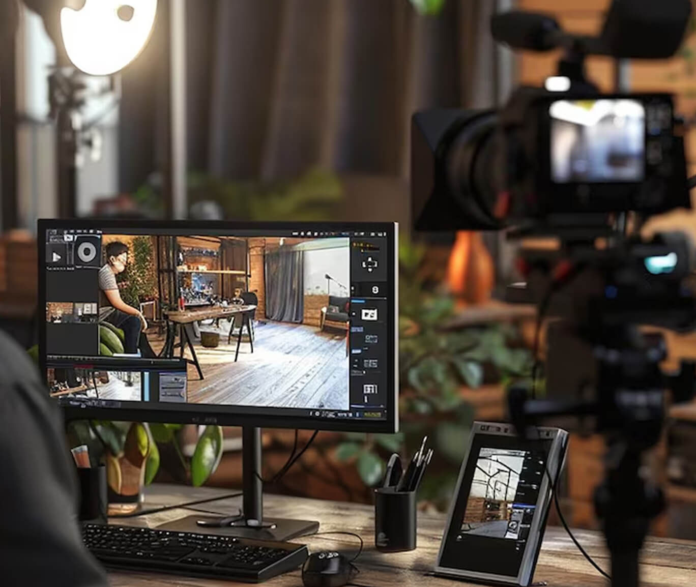 Zorro’s In-House Creative Team Working with 4K Cinematic Equipment in Dubai