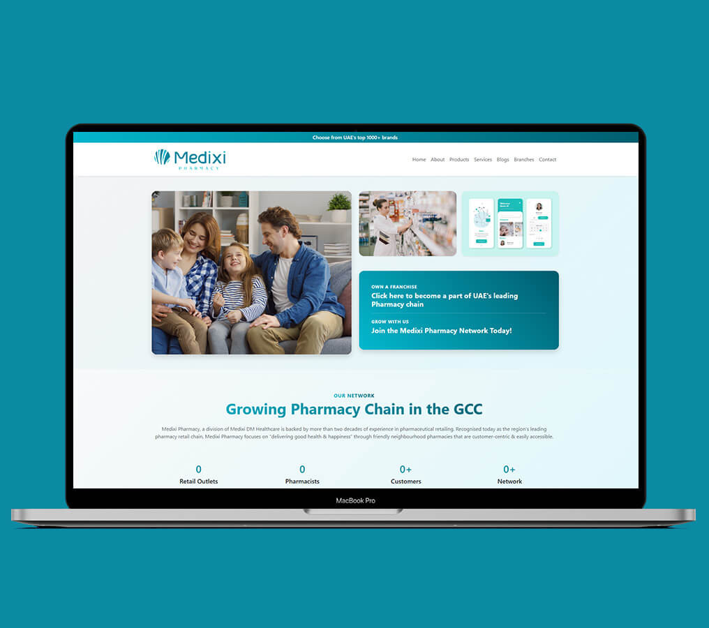 Medixi Pharmacy Web & Mobile Ecommerce Platform Design by Zorro