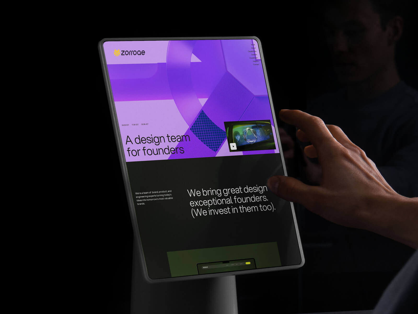 Zorro design agency team workspace in Dubai, UAE